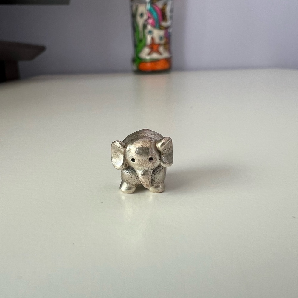 Pandora Sterling Silver Elephant Bead Charm 790480 925 ALE
